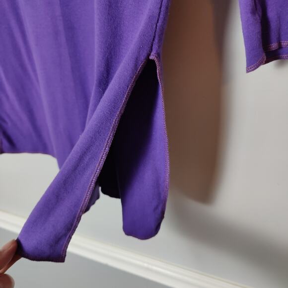 NWT Monkey Temple Himalayan Traditions Sz 4 (S) Purple Pointy Hooded Tunic Shirt - Picture 5 of 10